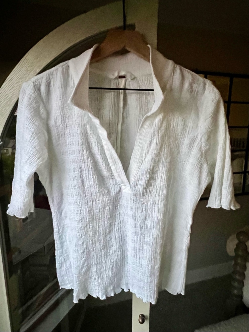 Free People Sancho Polo Textured Women's Top